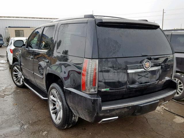 1GYS4AEF0CR312278 - 2012 CADILLAC ESCALADE BLACK photo 3