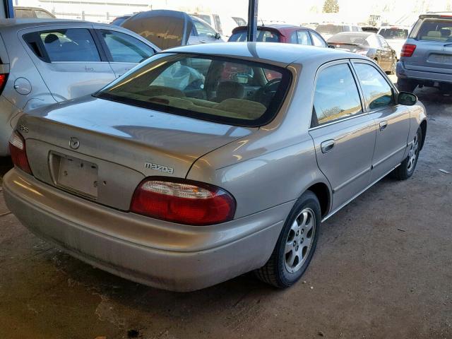 1YVGF22C425292672 - 2002 MAZDA 626 LX TAN photo 4