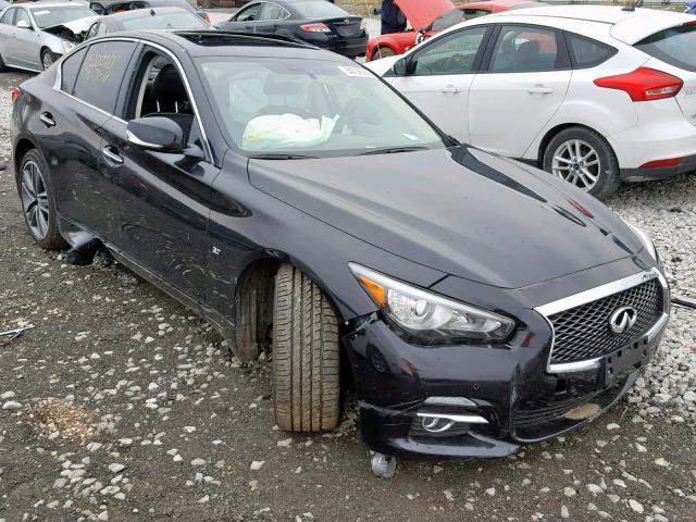 JN1BV7AR2FM398980 - 2015 INFINITI Q50 BASE BLACK photo 1