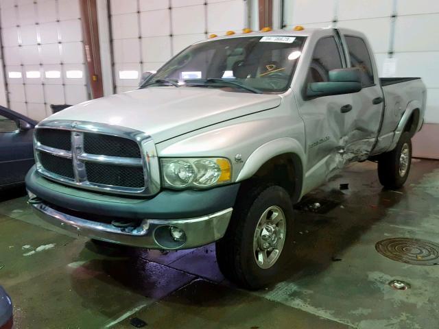 3D7KS28C95G840719 - 2005 DODGE RAM 2500 S SILVER photo 2