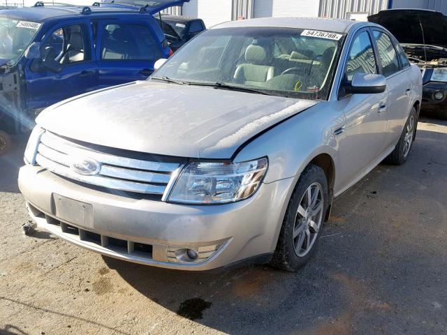 1FAHP24W68G104171 - 2008 FORD TAURUS SEL SILVER photo 2