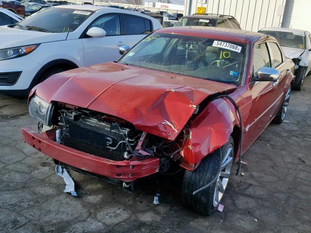 2C3KA73W07H632991 - 2007 CHRYSLER 300C SRT-8 BURGUNDY photo 2