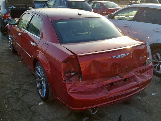 2C3KA73W07H632991 - 2007 CHRYSLER 300C SRT-8 BURGUNDY photo 3