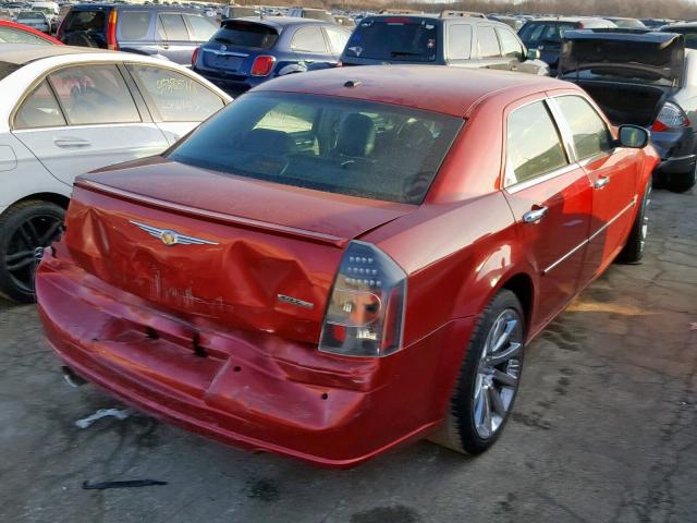 2C3KA73W07H632991 - 2007 CHRYSLER 300C SRT-8 BURGUNDY photo 4