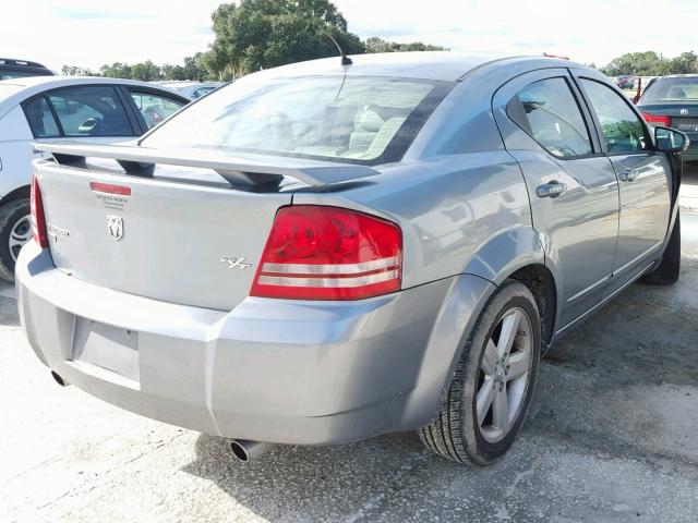 1B3LD76M38N659467 - 2008 DODGE AVENGER R/ GRAY photo 4