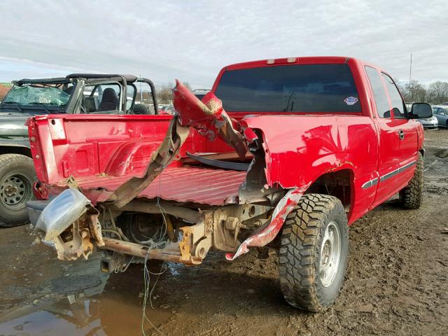 1GTEK19T0XE510171 - 1999 GMC NEW SIERRA RED photo 4