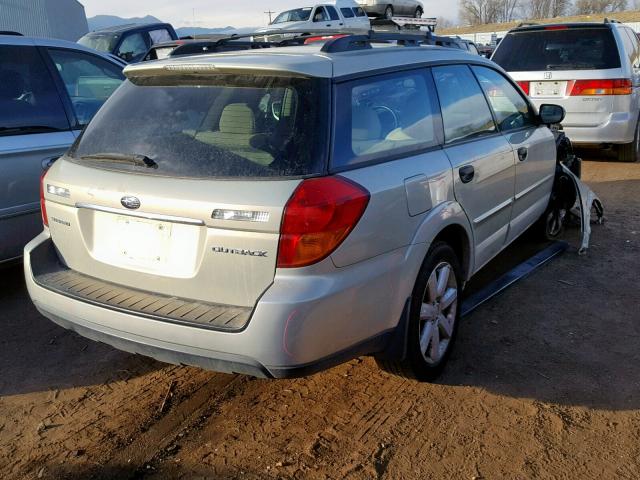 4S4BP61C877341207 - 2007 SUBARU LEGACY OUT GREEN photo 4