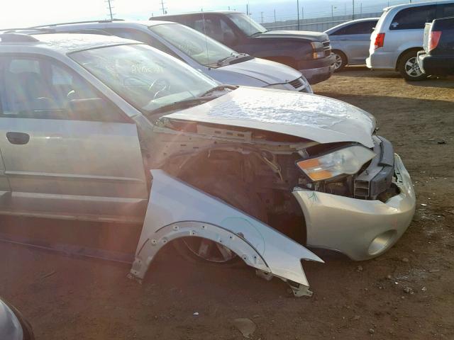 4S4BP61C877341207 - 2007 SUBARU LEGACY OUT GREEN photo 9