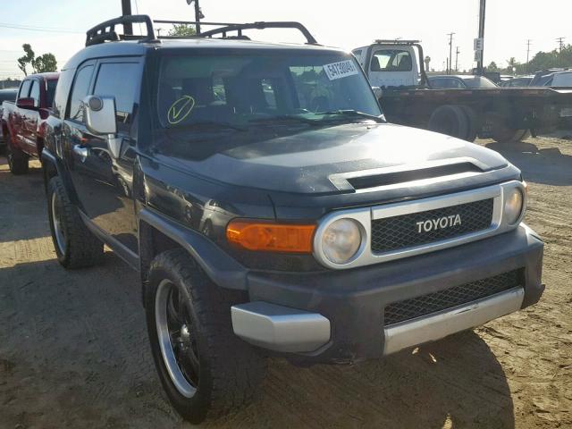 JTEBU11F170065211 - 2007 TOYOTA FJ CRUISER BLACK photo 1