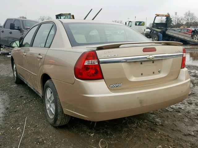 1G1ZT54885F310552 - 2005 CHEVROLET MALIBU LS 金色 照片 3
