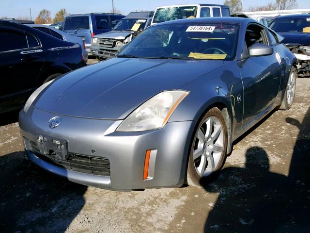 JN1AZ34E64T063886 - 2004 NISSAN 350Z COUPE GRAY photo 2