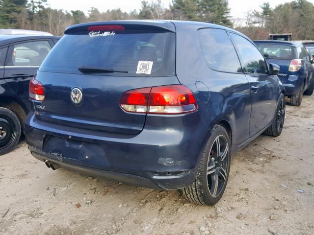 WVWBA7AJ8AW345524 - 2010 VOLKSWAGEN GOLF 蓝色 照片 4