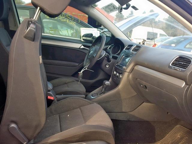 WVWBA7AJ8AW345524 - 2010 VOLKSWAGEN GOLF 蓝色 照片 5