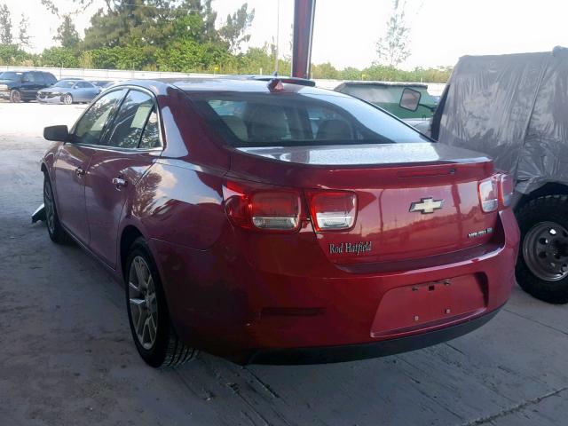 1G11D5RR7DF104181 - 2013 CHEVROLET MALIBU 1LT RED photo 3