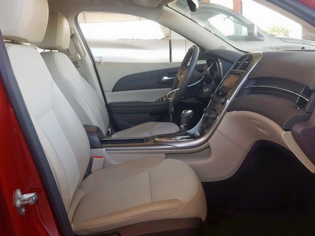 1G11D5RR7DF104181 - 2013 CHEVROLET MALIBU 1LT RED photo 5
