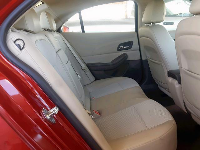 1G11D5RR7DF104181 - 2013 CHEVROLET MALIBU 1LT RED photo 6