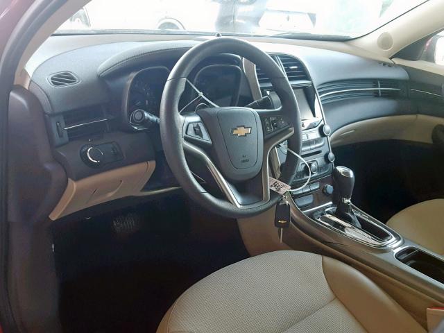 1G11D5RR7DF104181 - 2013 CHEVROLET MALIBU 1LT RED photo 9