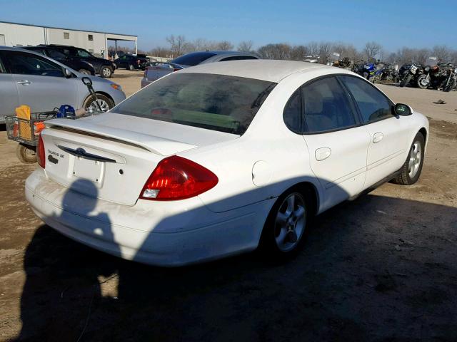 1FAFP55U2YG105193 - 2000 FORD TAURUS SES WHITE photo 4