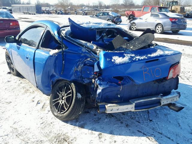 JH4DC53054S002577 - 2004 ACURA RSX TYPE-S BLUE photo 3