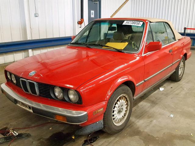 WBABB2306LEC19367 - 1990 BMW 325 IC AUT RED photo 2