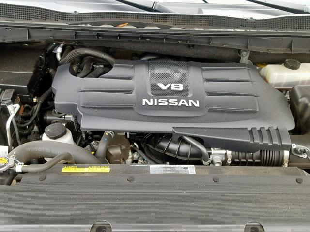 1N6AA1E69HN527521 - 2017 NISSAN TITAN SILVER photo 7