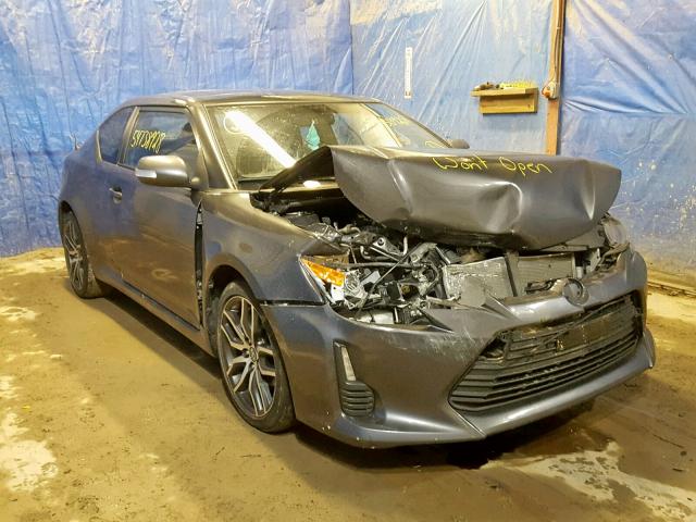 JTKJF5C76FJ009287 - 2015 TOYOTA SCION TC 灰色 照片 1