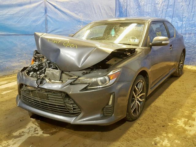 JTKJF5C76FJ009287 - 2015 TOYOTA SCION TC 灰色 照片 2