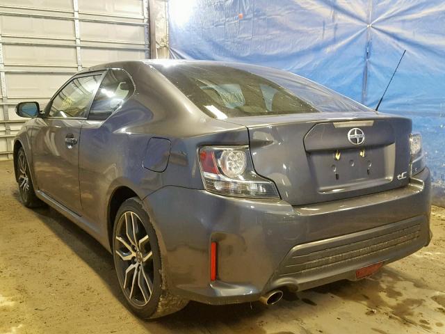 JTKJF5C76FJ009287 - 2015 TOYOTA SCION TC 灰色 照片 3