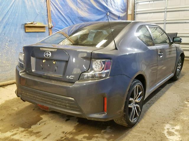 JTKJF5C76FJ009287 - 2015 TOYOTA SCION TC 灰色 照片 4