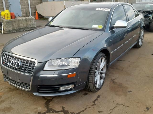 WAUPN94E28N006713 - 2008 AUDI S8 QUATTRO GRAY photo 2