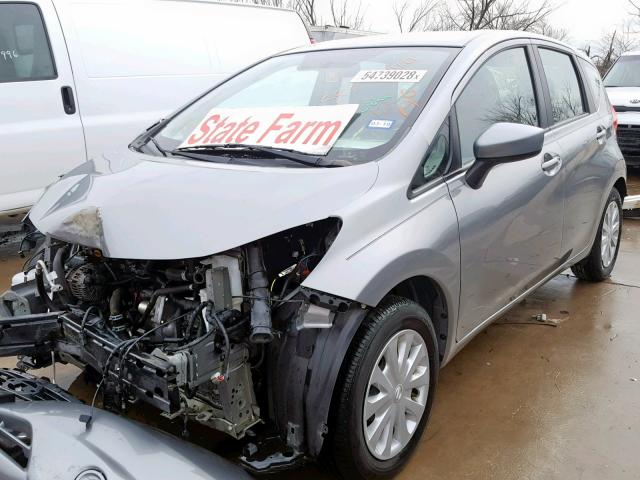 3N1CE2CP7FL374395 - 2015 NISSAN VERSA NOTE GRAY photo 2