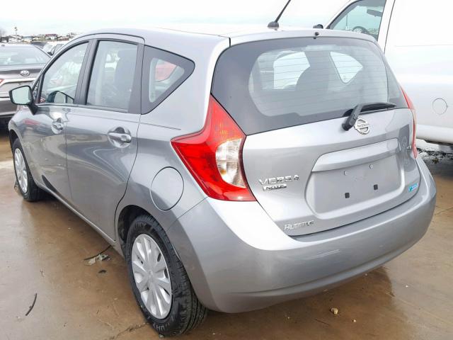 3N1CE2CP7FL374395 - 2015 NISSAN VERSA NOTE GRAY photo 3