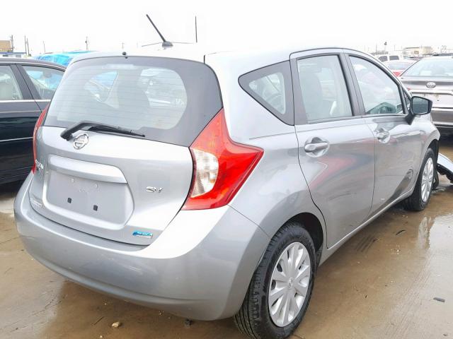 3N1CE2CP7FL374395 - 2015 NISSAN VERSA NOTE GRAY photo 4