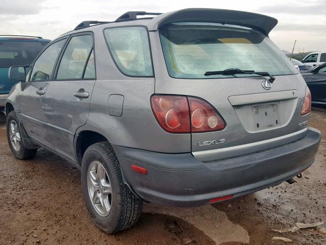 JT6GF10U7Y0080387 - 2000 LEXUS RX 300 SILVER photo 3