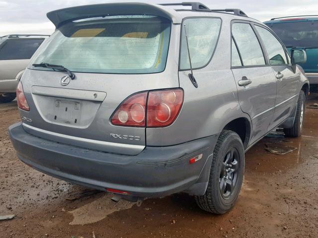 JT6GF10U7Y0080387 - 2000 LEXUS RX 300 SILVER photo 4