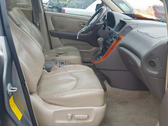 JT6GF10U7Y0080387 - 2000 LEXUS RX 300 SILVER photo 5