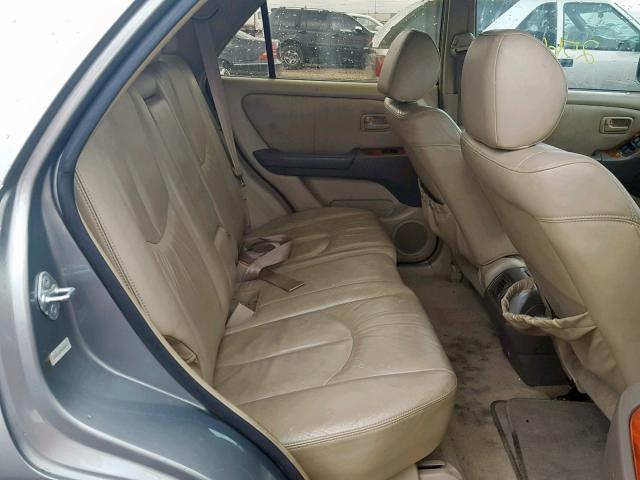 JT6GF10U7Y0080387 - 2000 LEXUS RX 300 SILVER photo 6