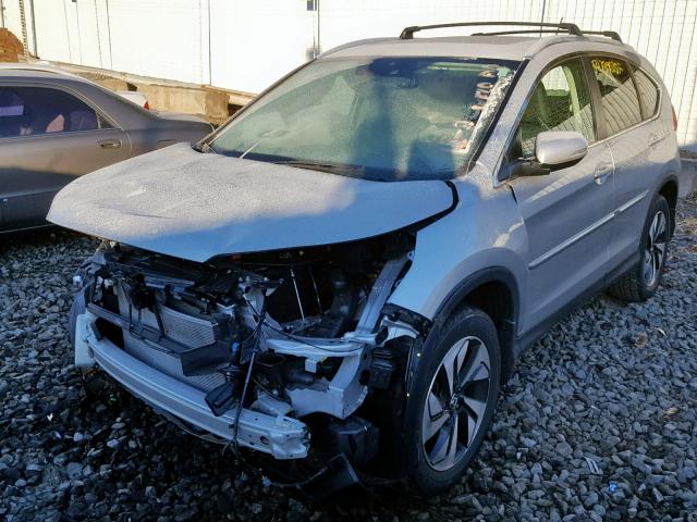 5J6RM4H93GL039092 - 2016 HONDA CR-V TOURI GRAY photo 2