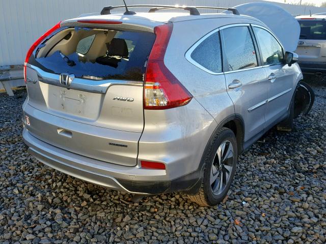 5J6RM4H93GL039092 - 2016 HONDA CR-V TOURI GRAY photo 4