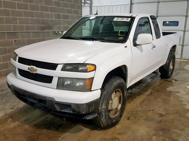 1GCKTCDE7A8127256 - 2010 CHEVROLET COLORADO L WHITE photo 2