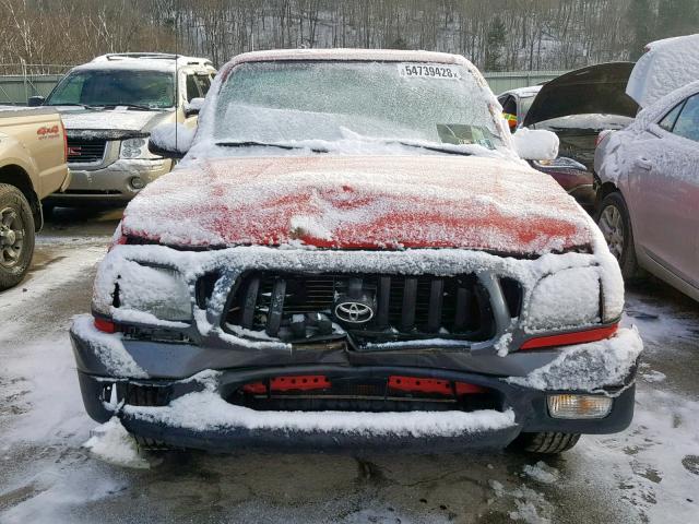 5TENL42N21Z844538 - 2001 TOYOTA TACOMA RED photo 7