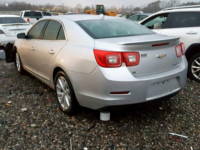 1G11H5SL5EF254785 - 2014 CHEVROLET MALIBU LTZ ვერცხლისფერი ფოტო 3