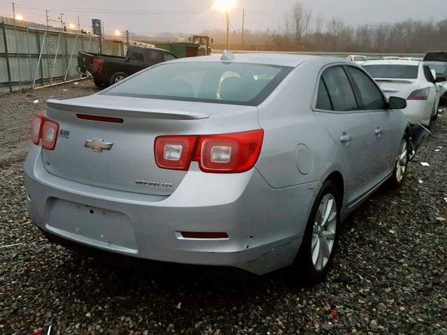 1G11H5SL5EF254785 - 2014 CHEVROLET MALIBU LTZ ვერცხლისფერი ფოტო 4