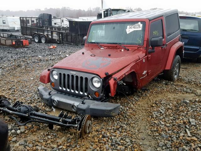 1C4AJWAG6CL289890 - 2012 JEEP WRANGLER S RED photo 2