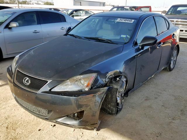 JTHBK262872028715 - 2007 LEXUS IS 250 GRAY photo 2