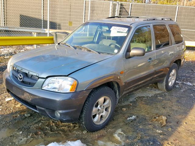 4F2CZ94103KM18559 - 2003 MAZDA TRIBUTE LX GREEN photo 2