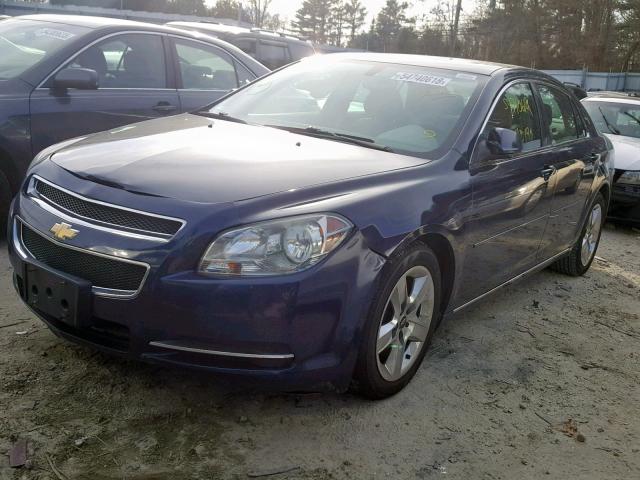 1G1ZC5EB3AF197257 - 2010 CHEVROLET MALIBU 1LT 蓝色 照片 2