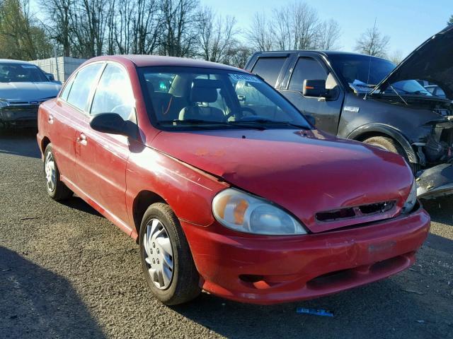 KNADC123526192616 - 2002 KIA RIO RED photo 1