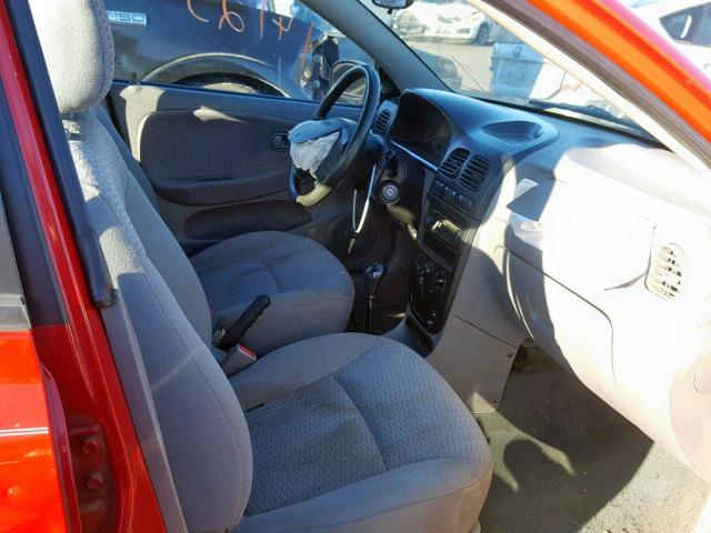 KNADC123526192616 - 2002 KIA RIO RED photo 5