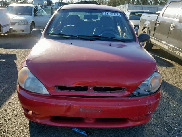 KNADC123526192616 - 2002 KIA RIO RED photo 9